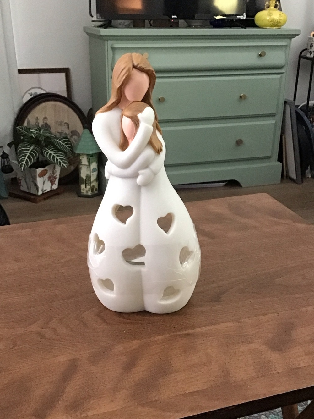 OakiWay Mother & Daughter Love Candle Holder Statue